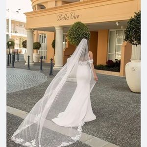 Madi Lane Cathedral Length Veil
